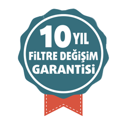 10 Yıl Filtre Değişim Garantisi